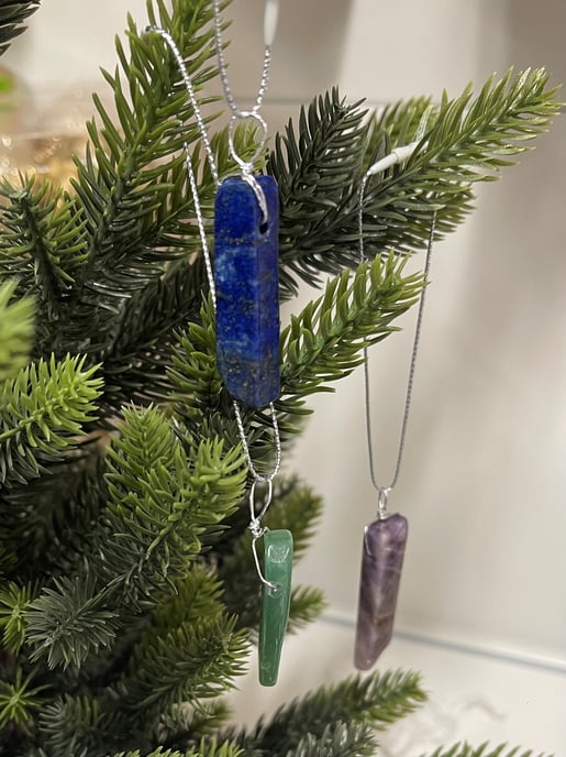 Title 20 Pack Crystal Christmas Tree Hanging Ornaments - Image 3