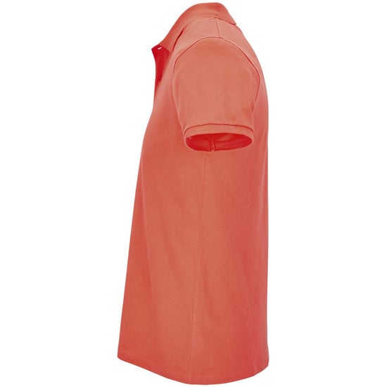SOLS Heren Planet Piqué Biologisch Poloshirt (Pop Oranje) - Image 3