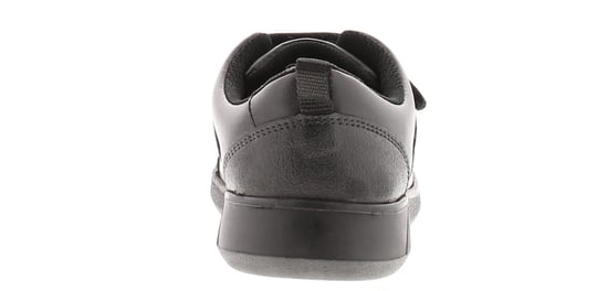 Clarks Boys School Shoes Trainers Scape Sky Leather Lace Up black