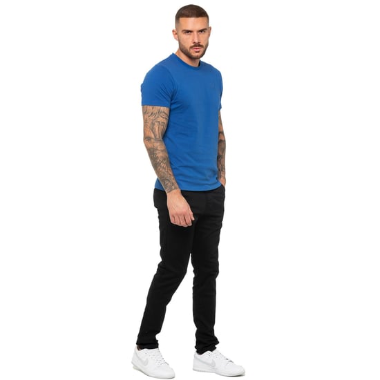 Enzo | Mens Crew Neck T-Shirt - Blue