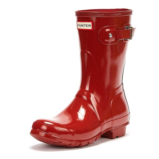 Hunter Original Gloss Short Military Wellies voor dames - Image 3