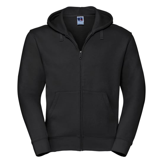 Russell Heren Authentieke Sweatshirt met volledige ritssluiting / Hoodie (Zwart) - Image 1