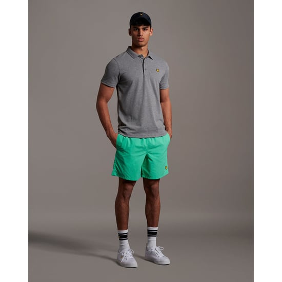 Lyle & Scott Sportpolo shirt met korte mouwen in Grijs - Image 5