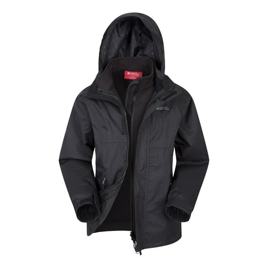 Mountain Warehouse Kinder/Kids Bracken Extreme 3 in 1 Waterdichte Jas (Zwart) - Image 4