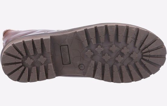 Hush Puppies Alice Leren Damesschoenen In Camelkleur - Image 4