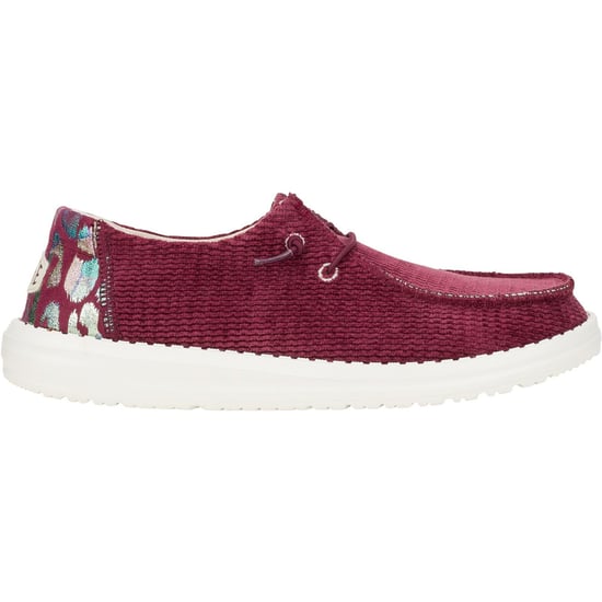 HEYDUDE Wendy Corduroy Leo Polyester Damesschoenen Bourgondië - Image 6