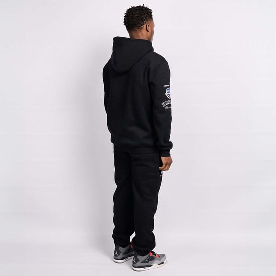 Men's Mercier International Zip Hoodie in Black