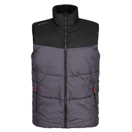 Regatta Mens Regime Insulated Body Warmer (Iron/Black)
