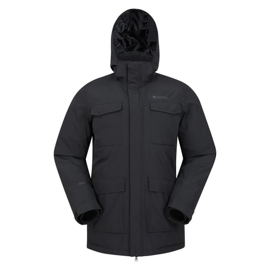 Mountain Warehouse Heren Concord Extreme donsjack lang (Zwart) - Image 1