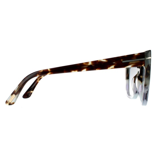 Tom Ford Cat Eye Womens Coloured Havana Grey Gradient