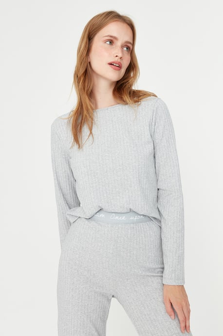 Trendyol Vrouwen  Ronde hals Pyjama Set 2 pak - Image 4