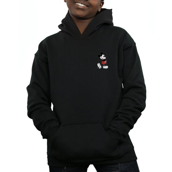 Disney Jongens Mickey Mouse Kickin Retro Borst Hoodie (Zwart) - Image 4