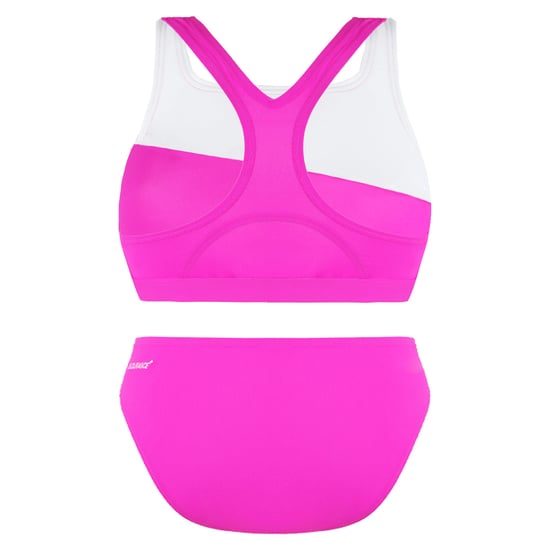Speedo Printed House Of Holland Pink White Women Two Pieces Swimsuit 8 121933087