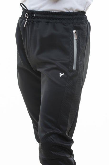 D-Rock Men's Jogger Drawstring Waist Ribbed Cuffs & Zipper Pockets