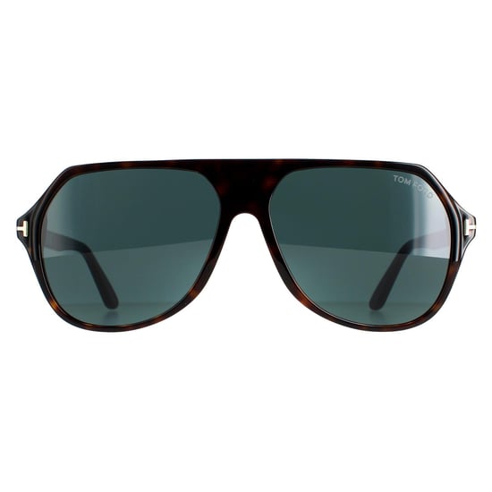 Tom Ford Aviator Mens Dark Havana Blue FT0934 Hayes Sunglasses