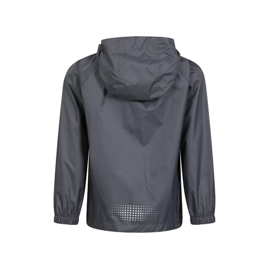 Mountain Warehouse Pakka II Waterdichte Jas voor Kinderen/Kinderen (Grijs) - Image 2