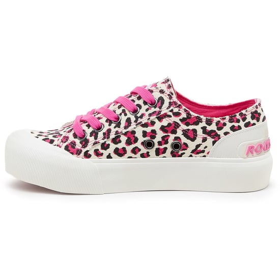 Rocket Dog Jazzin Plus Monroe Cotton Damestrainers Hot Pink - Image 6