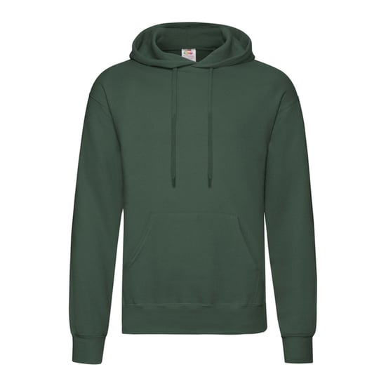 Fruit of the Loom Lichtgewicht uniseks Adult Polycotton Hoodie (Fles groen) - Image 1