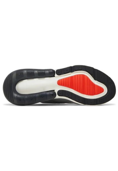 Nike Air Max 270 Sportschoenen, Grijs Mist / Team Oranje Zeil - Image 3