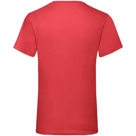 Fruit of the Loom Heren Waarde V Hals T-shirt (Rood) - Image 2