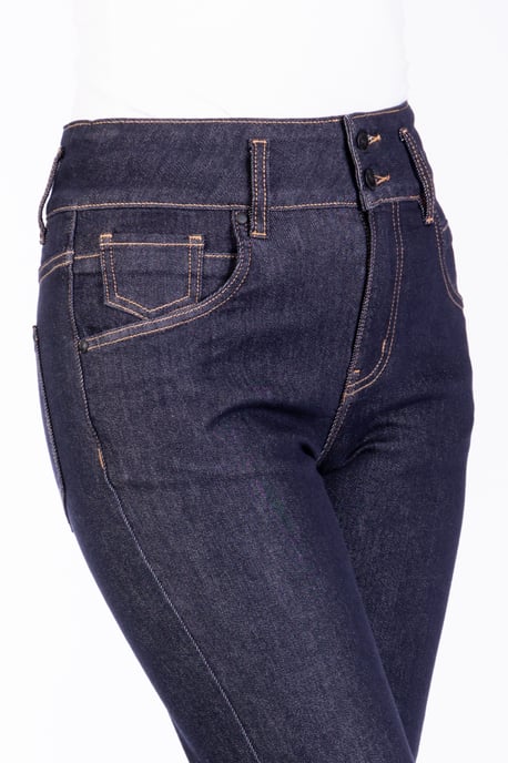 Ayla Ladies Trousers raw denim Slim Fit