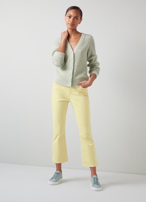 LK Bennett Lydia Trousers, Lemon