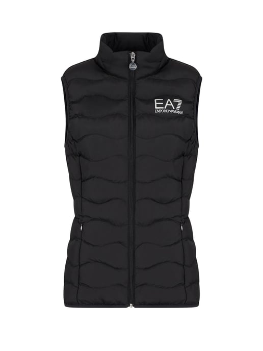 Ea7 damesgilet in zwart - Image 5