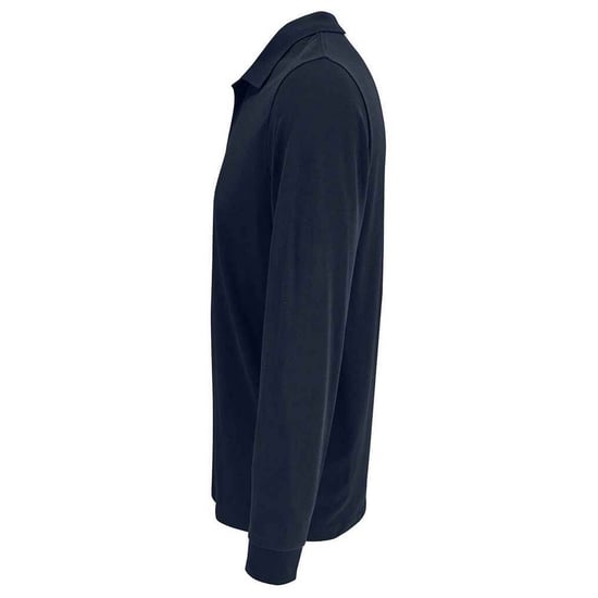 SOLS Unisex Prime Pique Polo voor volwassenen met lange mouwen (Franse marine) - Image 2