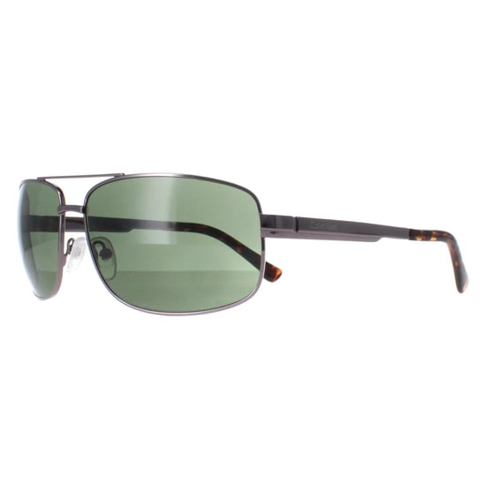 Calvin Klein Rectangle Mens Light Ruthenium Green CK22123S