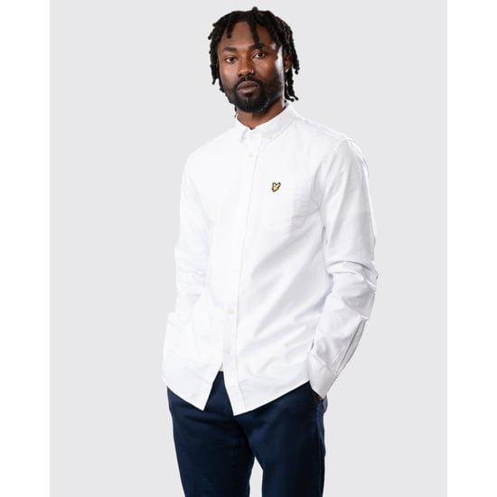 Lyle & Scott Regelmatig fit lichtgewicht Oxford -shirt in Wit - Image 1