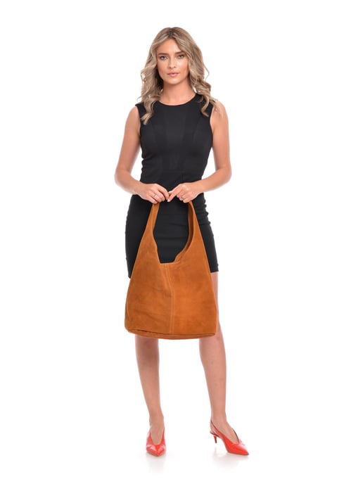 Renata Corsi SS22 RC 8128 Bruin Rundleer Tas - Image 5
