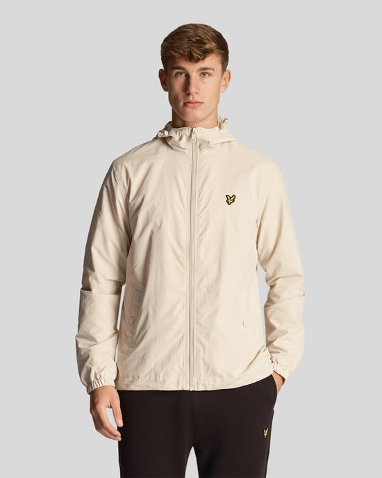 Lyle Scott lichtgewicht cremekleurige jas - Image 1