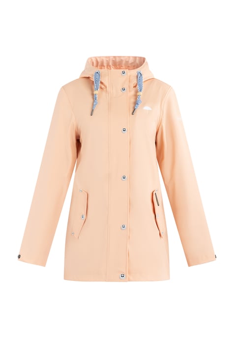Schmuddelwedda Regenjas bridgeport Dames Pastel Perzik-280 - Image 1