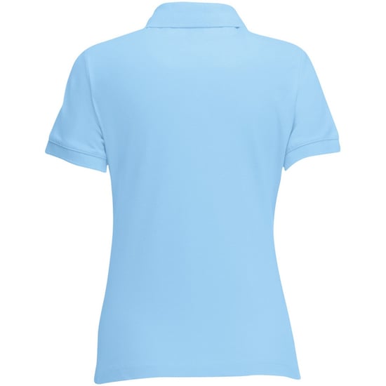 Fruit Of The Loom Vrouwen Dames-Fit 65/35 Poloshirt Korte Mouwen (Hemel Blauw) - Image 2
