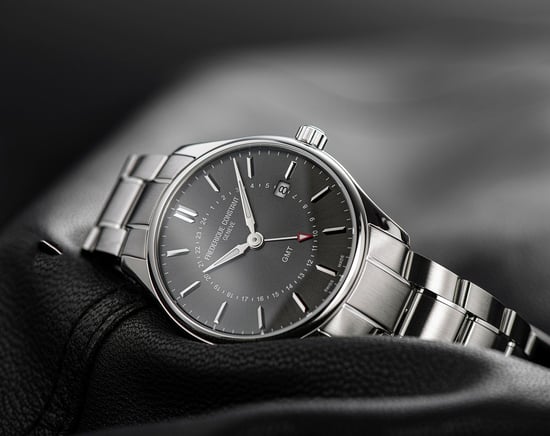 Frédérique Constant Heren Horloge Zilverkleurig FC-252DGS5B6B - Image 5