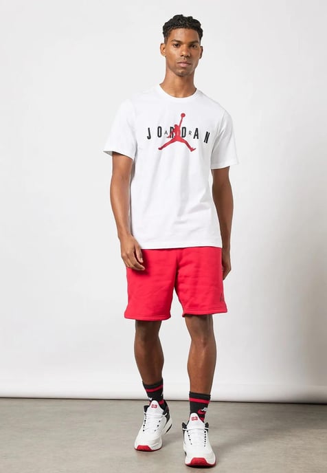 Nike Air Jordan Heren T-shirt in wit - Image 4