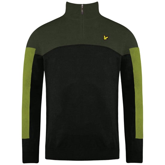 Lyle & Scott Moffat Golf Heren Groene Trui - Image 1