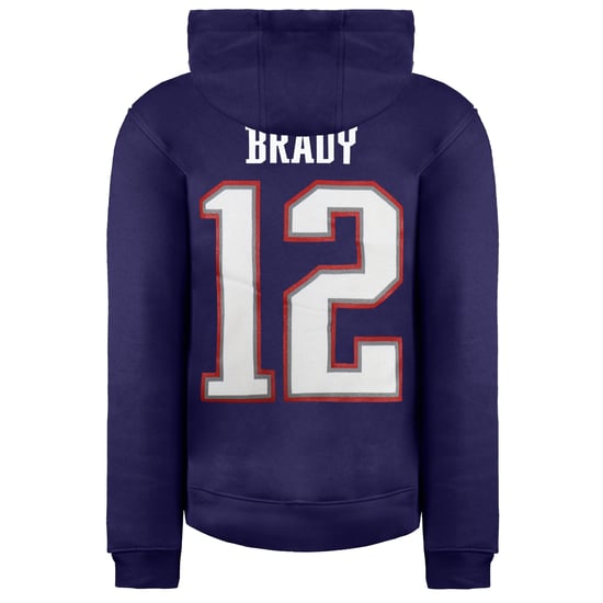 Fanatics NFL New England Patriots Tom Brady Trui Naam Nummer Hoodie - Image 2