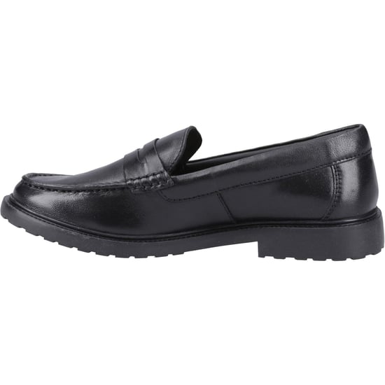 Hush Puppies Verity Slip On Leren Vrouwen Zwarte Loafers - Image 4
