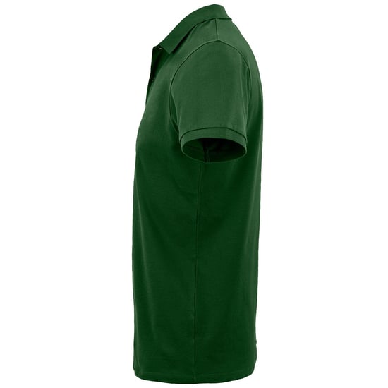SOLS Heren Planet Pique Organisch Poloshirt (Fles groen) - Image 3