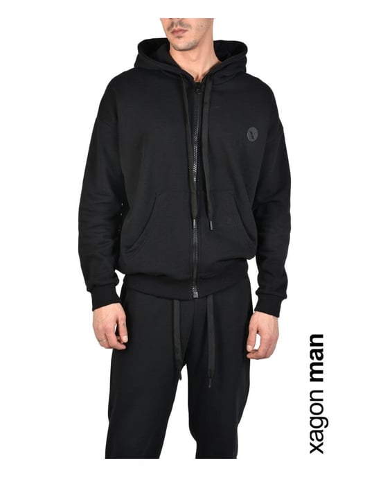 Xagon Man blouse Fleece Mannen zwart - Image 3