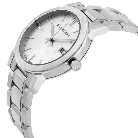 Burberry BU9000 Zilver Wijzerplaat Roestvrij Staal Unisex Horloge - Image 4