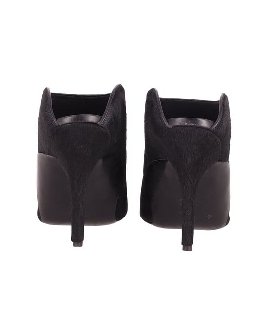 Alexander Wang Miranda Pony Muiltjes in Zwarte Wol - Image 4