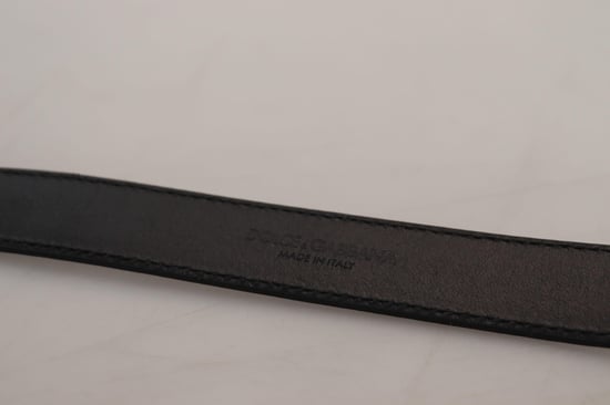 Prachtige Dolce & Gabbana Leren Riem met Metalen Gesp Sluiting - Image 6