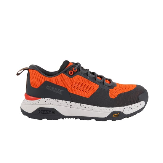 Regatta Mens Crossfort Safety Boots (Flame Orange/Gunmetal Grey)