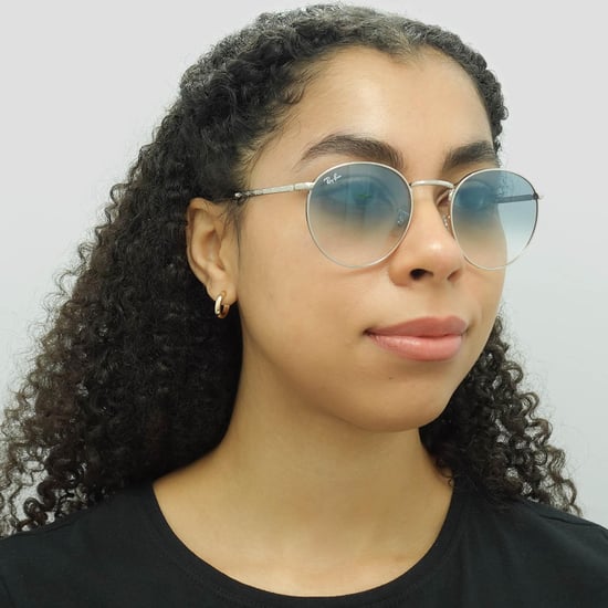 Ray-Ban Rond Unisex Zilver Blauw Gradiënt RB3637 Nieuw Rond - Image 5