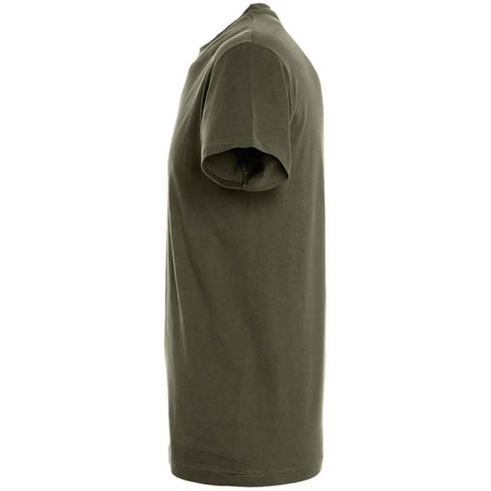 SOLS Unisex Regent T-shirt voor volwassenen (Leger) - Image 3