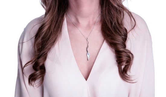 Orphelia 'Zena' Dames 925 Sterling Zilveren Ketting met Hanger - Zilver ZK-7172 - Image 4