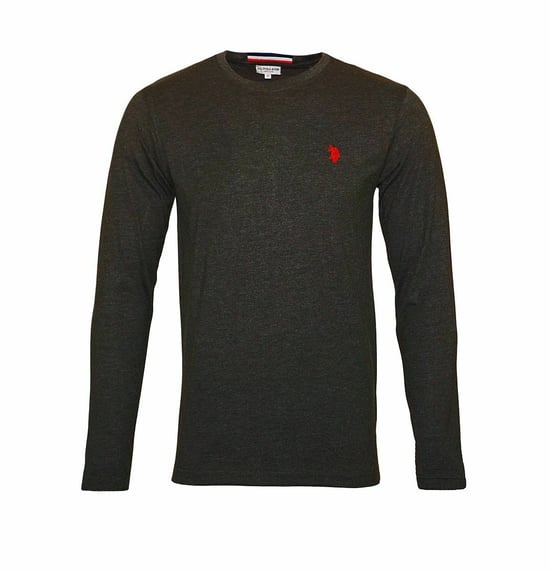 U.S. Polo Assn. LongSleeve Shirt in Dark Grey