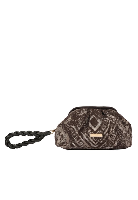 Laura Ashley zwart-zilveren tas met zakjes - Image 1